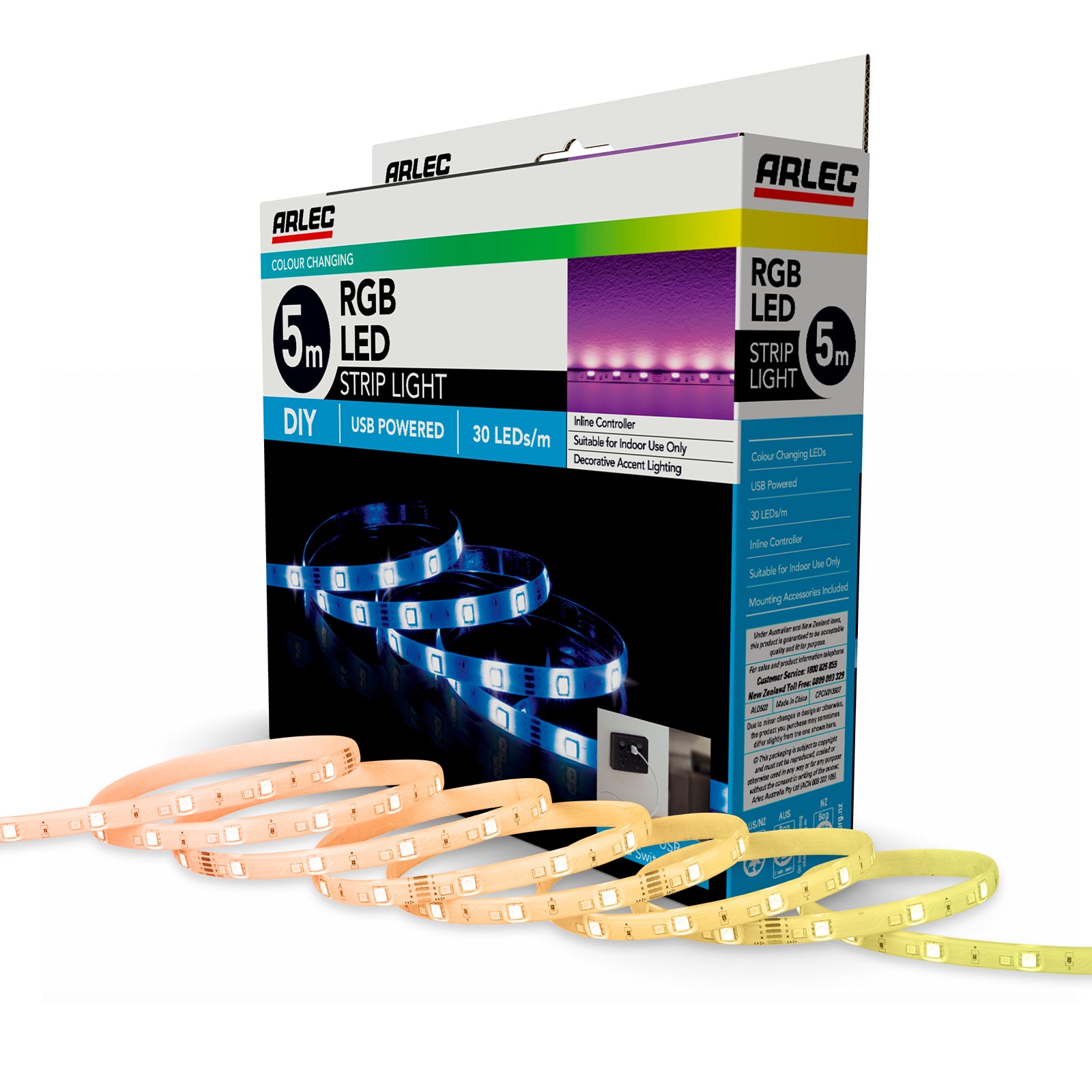 Arlec 5m RGB LED Strip Light
