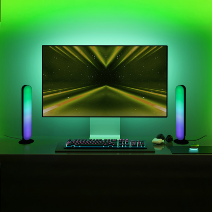 Arlec Black RGB Desk Lights - Twin Pack
