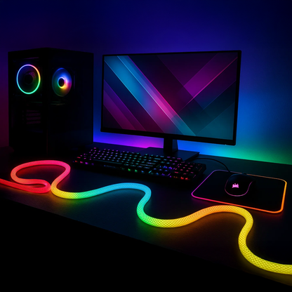 Arlec Grid Connect Smart 3m Woven Rope Light with Razer Chroma