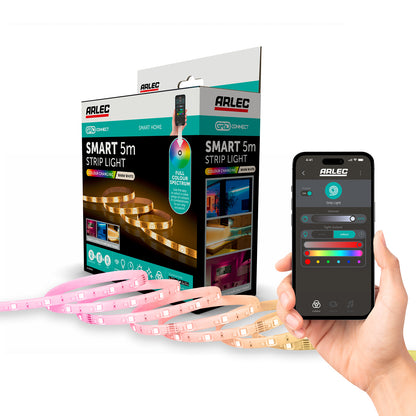 Arlec White 5m Grid Connect Smart LED Strip Light