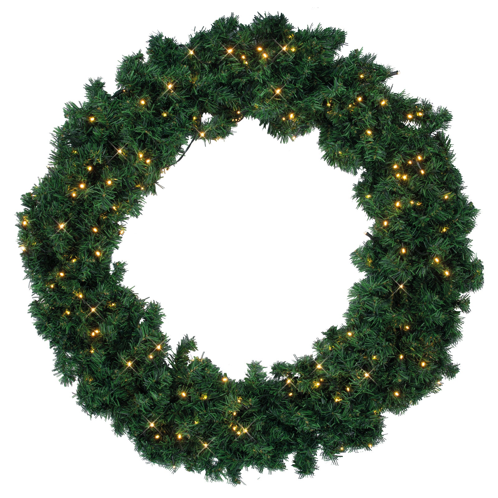 Arlec large LED wreath light, 1.2m festive indoor outdoor Christmas decoration