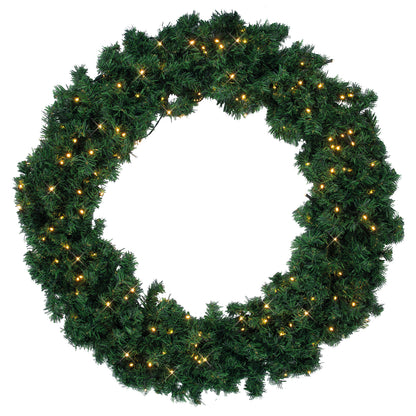 Arlec large LED wreath light, 1.2m festive indoor outdoor Christmas decoration