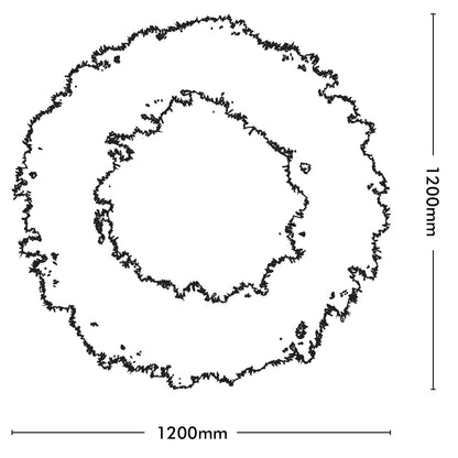 Arlec large LED wreath light, 1.2m festive indoor outdoor Christmas decoration