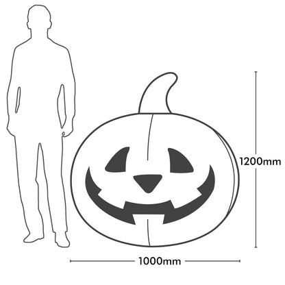 Arlec 1.2m pumpkin Halloween inflatable – LED pumpkin inflatable for Halloween décor indoors or outdoors