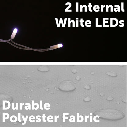 Arlec 1.2m white ghost Halloween inflatable – self-inflating LED decoration for indoor or outdoor use