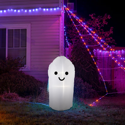 Arlec 1.2m white ghost Halloween inflatable – self-inflating LED decoration for indoor or outdoor use