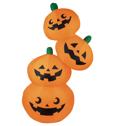 Arlec 1.8m Halloween inflatable with 4 pumpkins – bright LED lights and durable design for festive décor