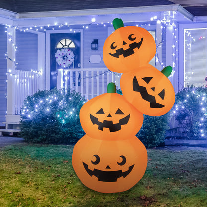 Arlec 1.8m Halloween inflatable with 4 pumpkins – bright LED lights and durable design for festive décor