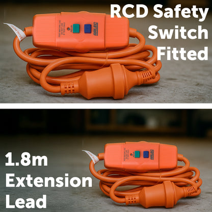 Arlec 1.8m heavy duty extension lead for indoor and outdoor power use, durable power cable