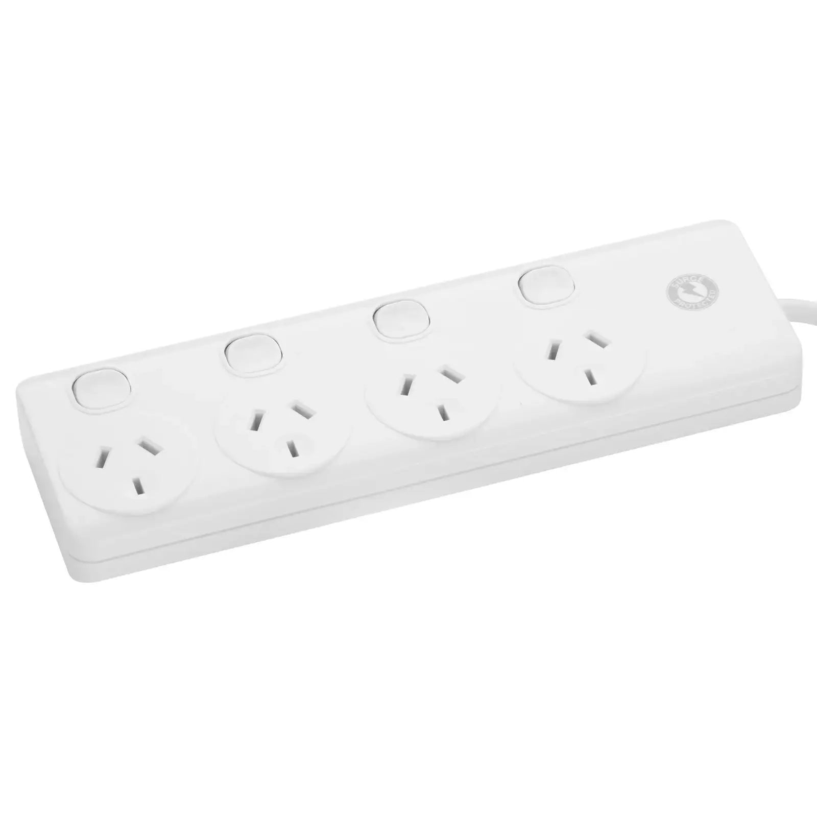 Arlec 1.8m Lead Surge Protected Powerboard – surge protected powerboard with long 1.8m cord