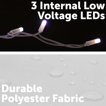 Arlec 1.8m Halloween inflatable with pumpkin and ghost – self-inflating with LED lights for festive decor