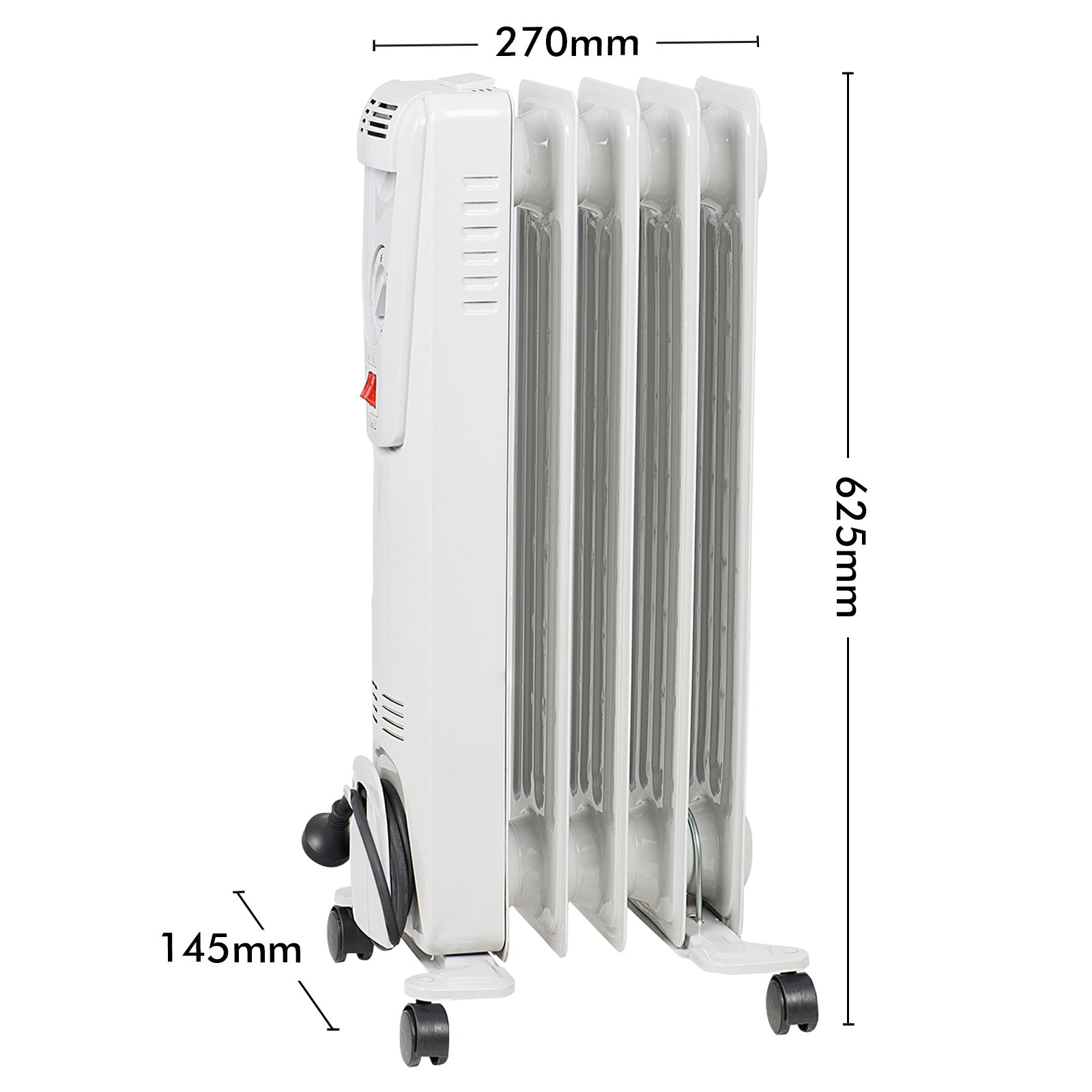Arlec 1000W compact oil heater