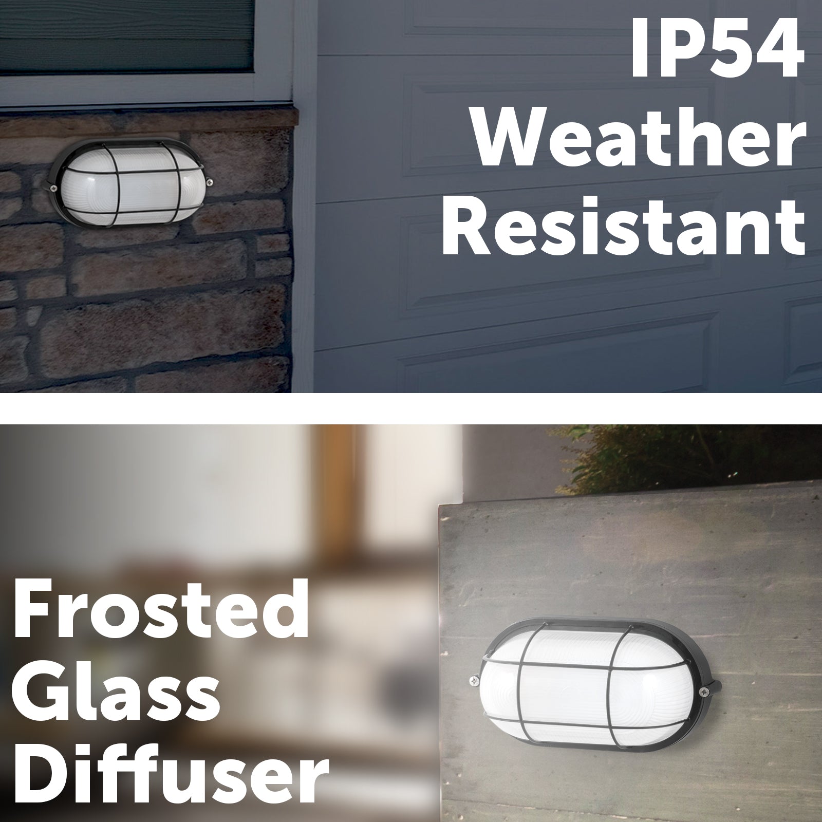 Arlec 10W smart LED bunker light – die-cast outdoor light with Grid Connect app control