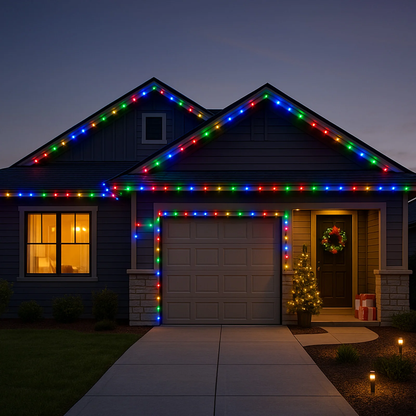 Arlec 10m multicolour LED rope light with 8 light functions and connectable design