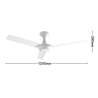 arlec 1200mm 3 blade ceiling fan – diy ceiling fan with plug; energy-efficient plastic blade fan; easy to mount workshop fan