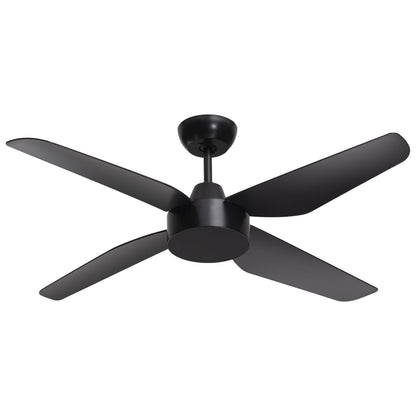 arlec 120cm solar ceiling fan – energy-saving solar-powered fan; 4 blade ac solar fan; sustainable cooling solution for homes