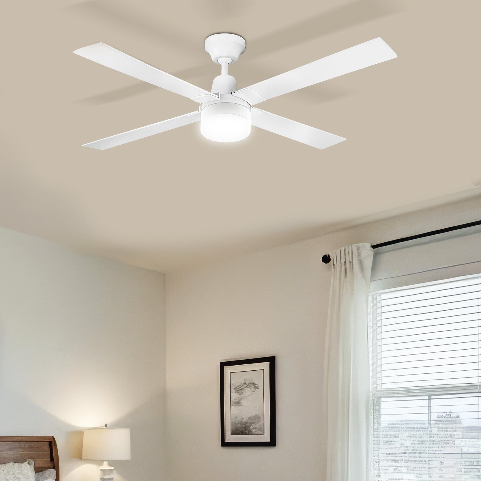 Arlec 12W Clipper Ceiling Fan Light – Tri-Colour LED Fan Light for AC Fan Housing