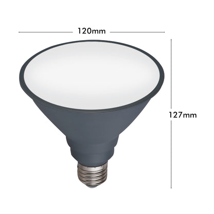 Arlec PAR38 CCT 1350lm smart globe – Wi-Fi ES LED spotlight with colour temperature control