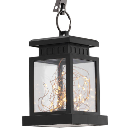 Arlec 13cm decorative fairy light solar lantern – garden ambient outdoor lighting