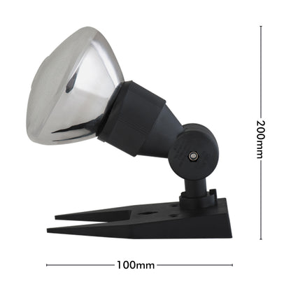 Arlec 150W portable floodlight – outdoor security lighting with stand, spikes, IP44 rating and 1.8m power cord