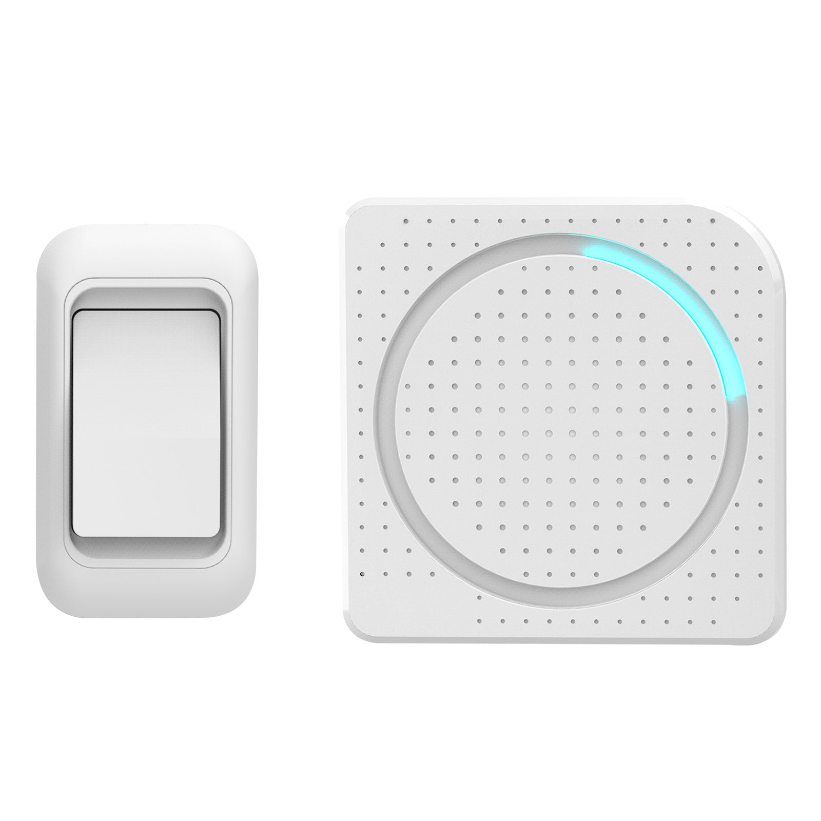 Arlec 150m Battery Operated Wireless Door Chime - White – wireless door chime, battery operated doorbell, smart chime system