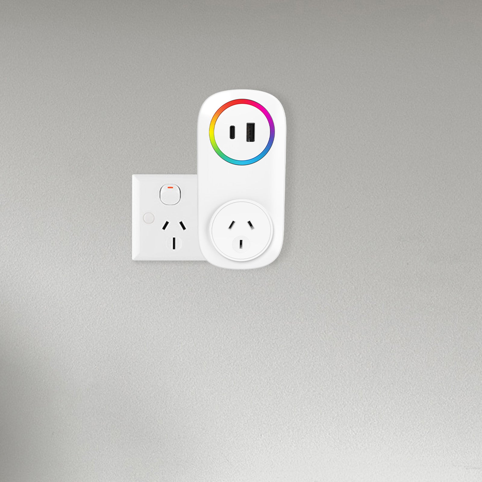 Arlec 150m White Wireless Plug-in Door Chime with Kinetic Push Button – wireless door chime, smart doorbell chime, plug-in doorbell