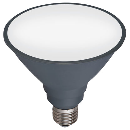 Smart PAR38 LED globe with RGB + CCT, IP44 rated, Grid Connect app, Google and Alexa compatible