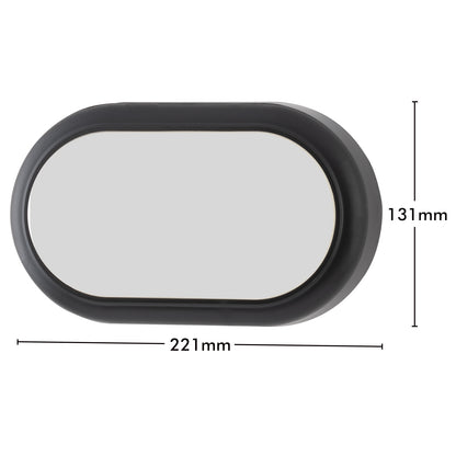 Arlec 15W LED Oval Black Bunker Light - bunker wall light, energy efficient LED