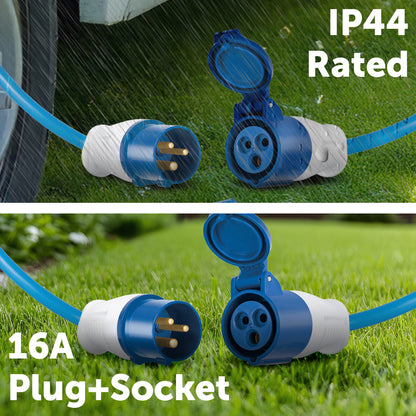 Arlec 15m Caravan Extension Lead - caravan extension lead, 15m power cable, outdoor power connection
