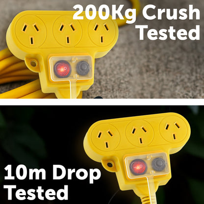 Triple socket 15m extension lead – Arlec heavy duty trade cable