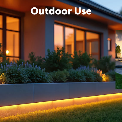 Smart RGB rope light 15m, app dimmable, timer function, suitable for indoor and outdoor, voice control ready