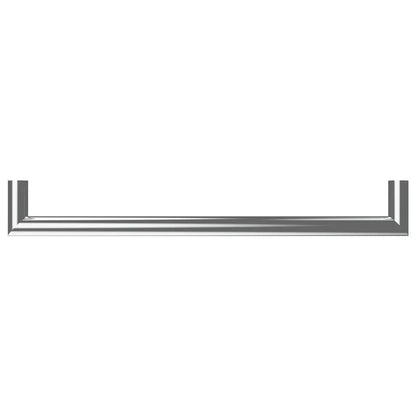 Arlec 18W stainless steel single bar towel rail for modern bathroom heating