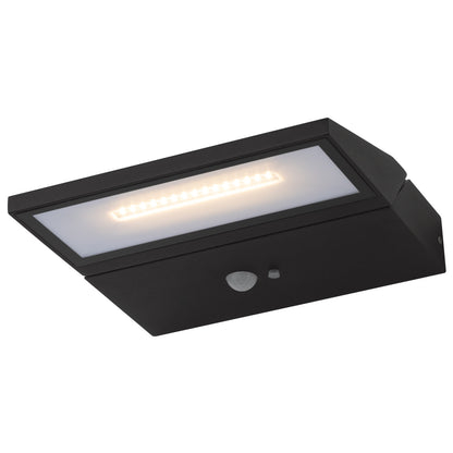 Arlec 190L Premium Solar LED Wall Light With Motion Sensor - solar powered light, motion sensor light, exterior wall light, energy efficient LED