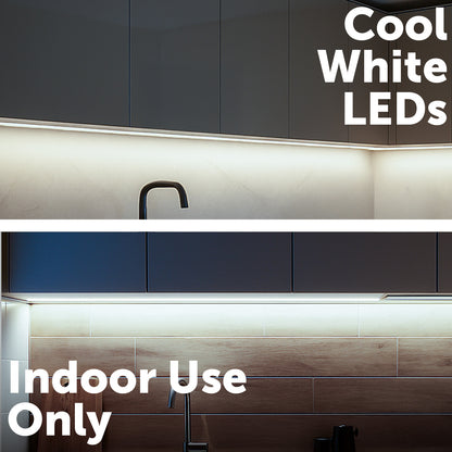 1m cool white battery powered LED strip light by Arlec