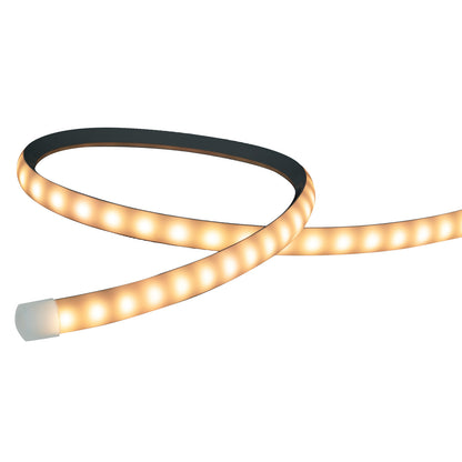 Arlec corner LED strip light, warm white tri-colour accent lighting, DIY 1m strip for cabinets