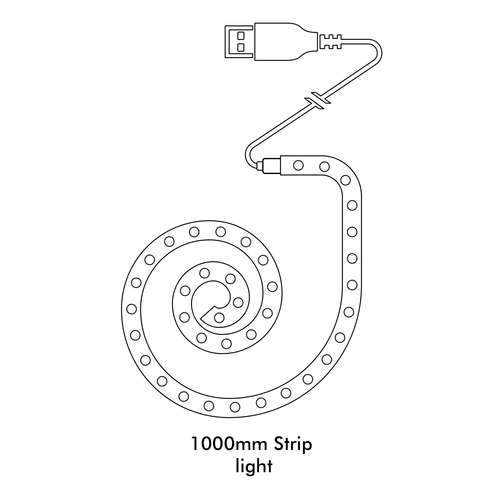Arlec corner LED strip light, warm white tri-colour accent lighting, DIY 1m strip for cabinets