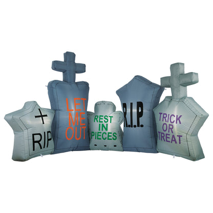 Arlec 2.5m tombstones Halloween inflatable – durable LED-lit inflatable for spooky seasonal decoration