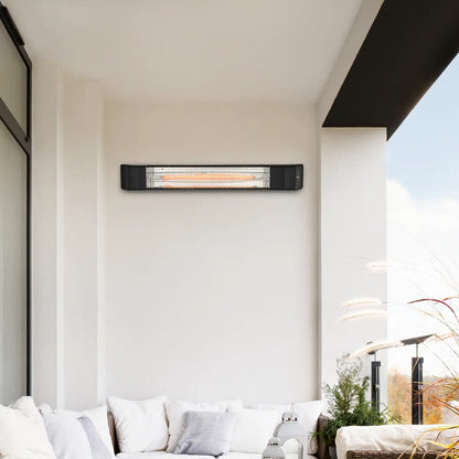 Arlec 2000W wall-mount infrared heater for patio and indoor use, instant heat