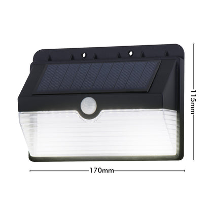 Arlec 200 lumen solar sensor floodlight – outdoor motion-activated garden light with 6m detection and IP44 rating