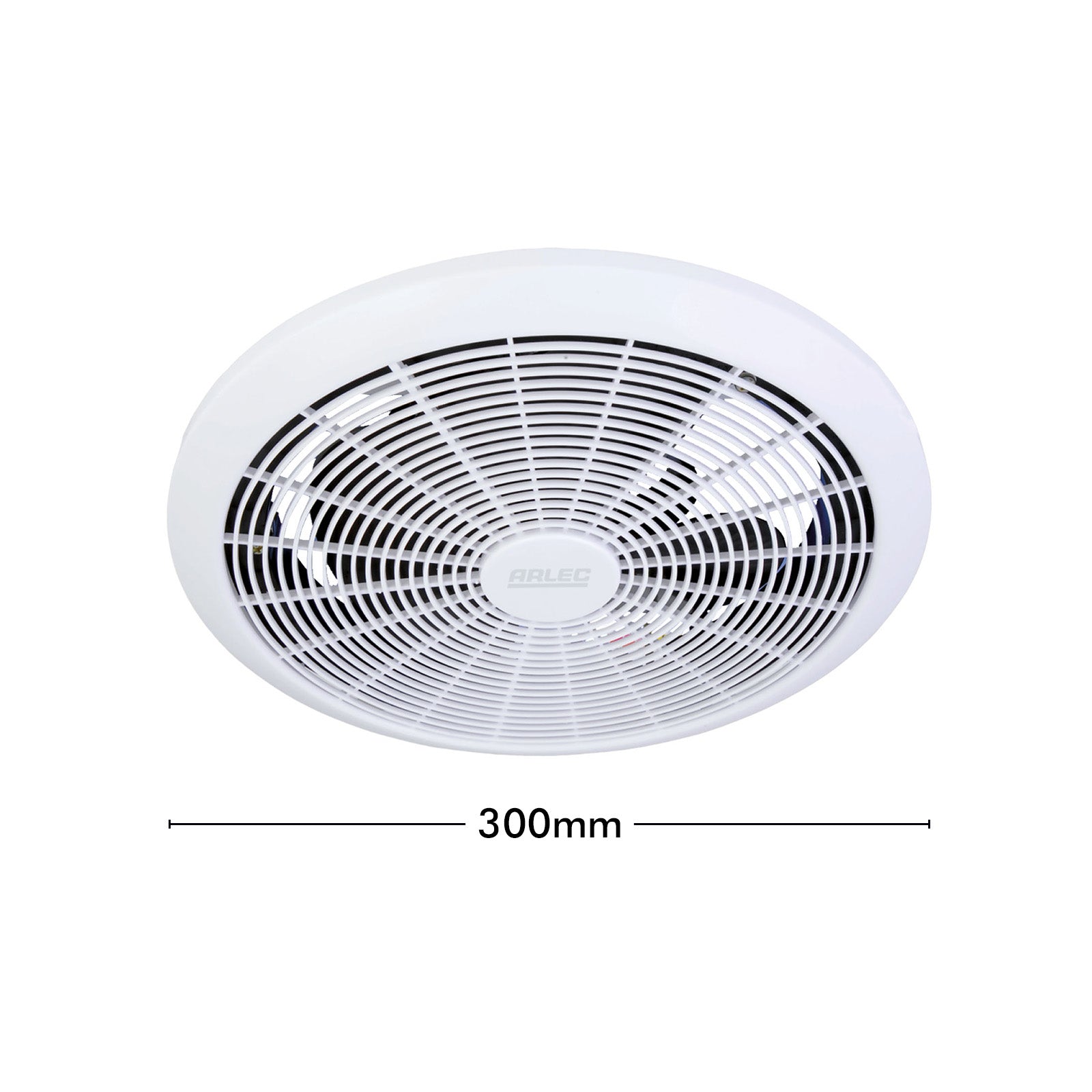 Arlec 200mm White Exhaust Fan – Wall or Ceiling Mounted Ventilation Solution