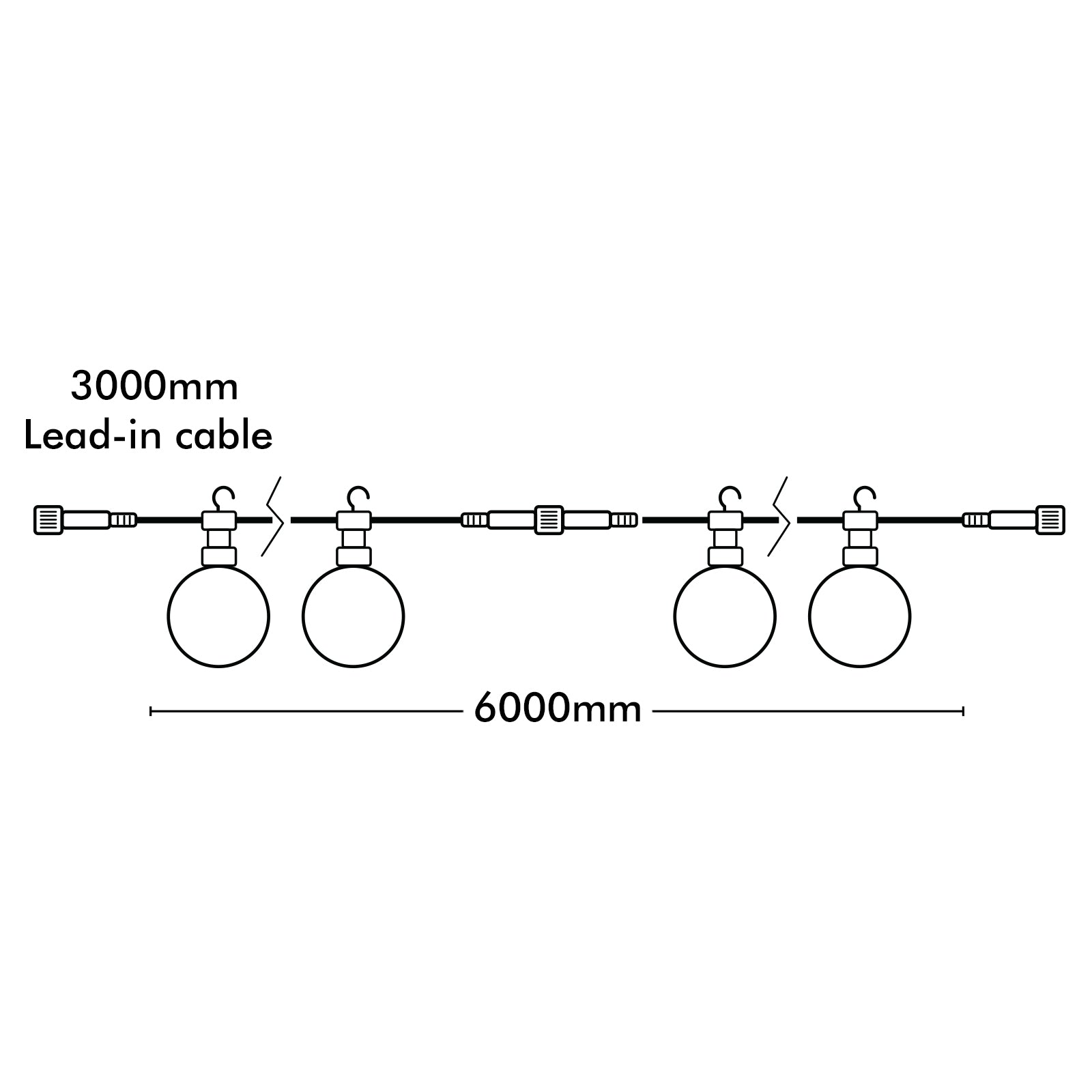 Smart warm white LED festoon lights – Arlec connectable Grid Connect outdoor decorative lighting