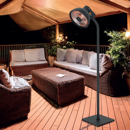 Arlec 2100W freestanding infrared heater for outdoor and indoor instant warmth