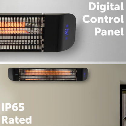 Arlec 2400W black infrared heater