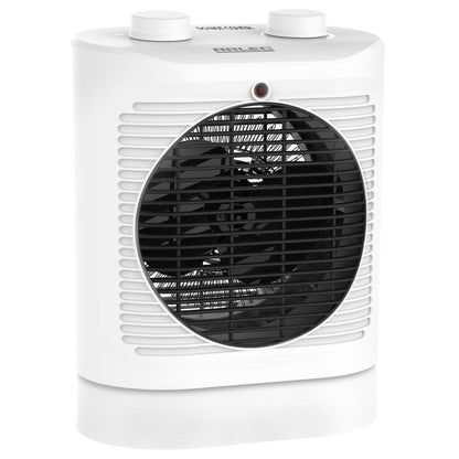 Arlec 2400W fan heater with oscillation and adjustable thermostat for even heat