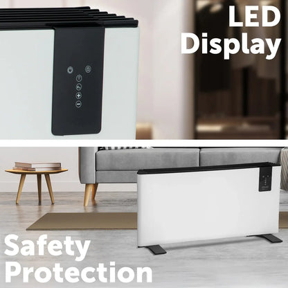 arlec 2400w grid connect convection heater – high power convection heater; grid connect smart control; efficient home room heater