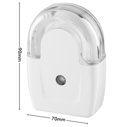 Arlec 240V White N Shaped Auto Sensor LED Night Light