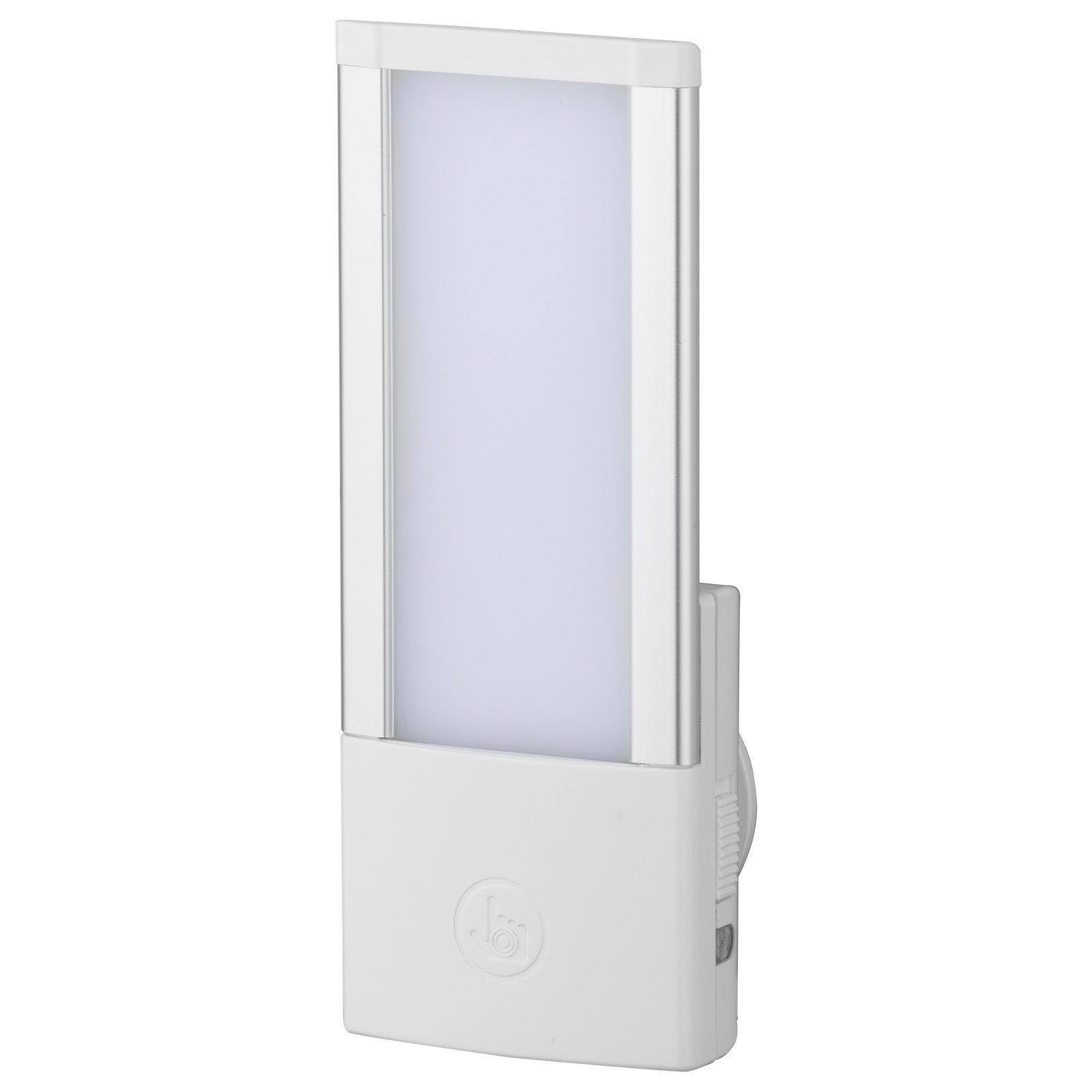 Arlec aluminium touch dimmer LED night light with dusk to dawn sensor and brightness control