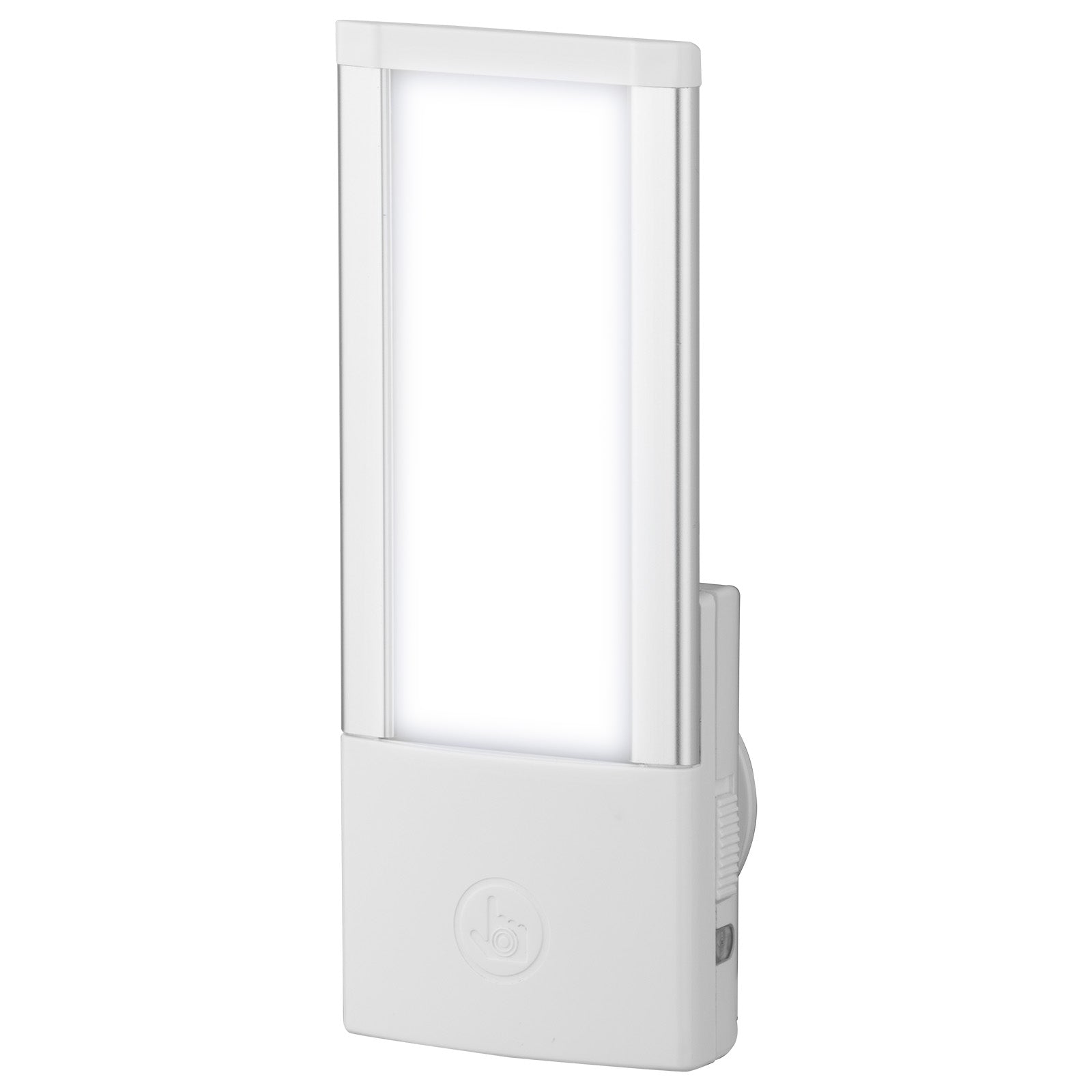 Arlec aluminium touch dimmer LED night light with dusk to dawn sensor and brightness control