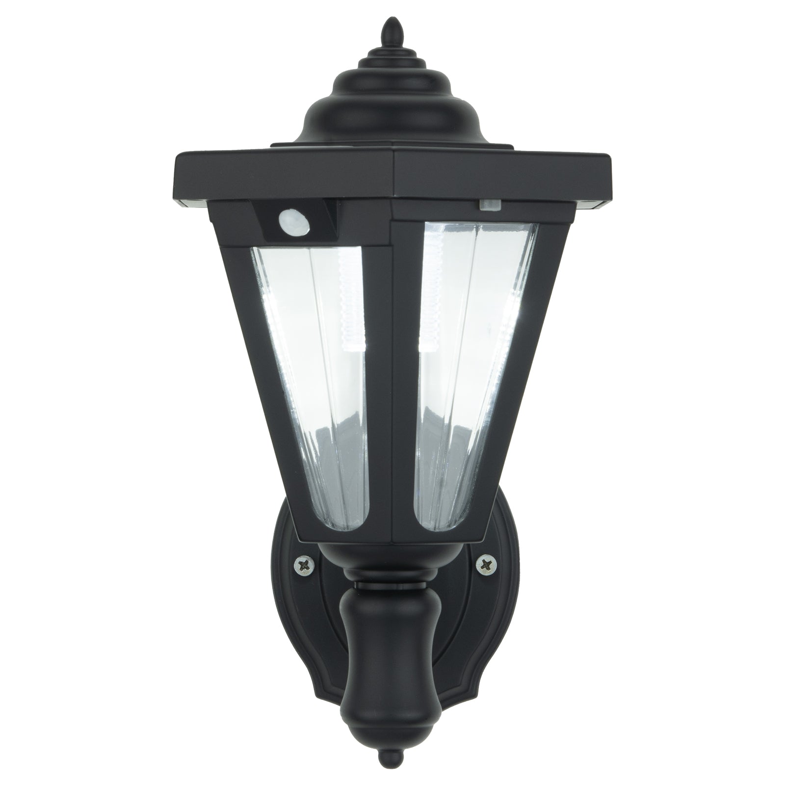 Arlec 24cm 50lm Solar LED Wall Light With Sensor - solar powered light, motion sensor light, exterior wall light, energy efficient LED