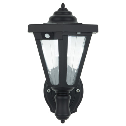 Arlec 24cm 50lm Solar LED Wall Light With Sensor - solar powered light, motion sensor light, exterior wall light, energy efficient LED